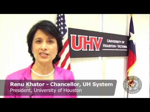 8/6/2009 Renu Khator Chancellor, UH System for more information: governor.state.tx.us Gov. Rick Perry today ceremonially signed House Bill 1056 which authorizes the University of Houston-Victoria (UHV) to expand its mission to include freshman and sophomore level courses. UHV was originally created as an upper-level institution that only offered junior, senior and graduate level courses.