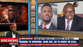 Breaking: Ssegona Tells Bobi Wine to Come out from Hiding, Go to Court, Surrender or go to Exile.