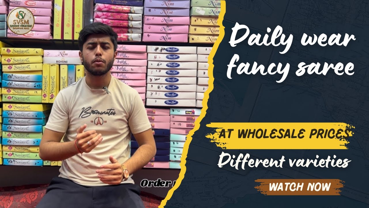 🛍️A different variety Of Saree IN daily wear SECTION at @SIDDHIVINAYAKASHOPPINGMALL 