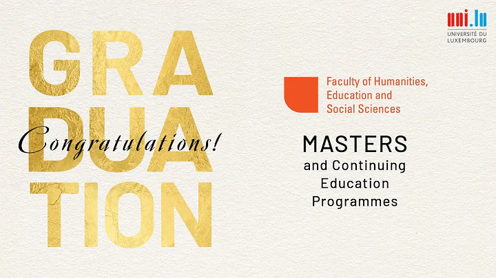 uni.lu 2025 Masters' Graduation Ceremony - Faculty of Humanities, Education and Social Sciences