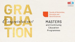 uni.lu 2025 Masters' Graduation Ceremony - Faculty of Humanities, Education and Social Sciences