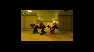 Roblox Backrooms Jumpstyle Part 3 😱 (With Subscribers) #shorts #roblox #backroom #animation  #gaming