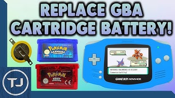 How To Replace GBA Pokemon Cartridge Battery! (Internal Battery Run Dry)