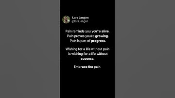 Embrace The Pain! Follow @lars.langen if you want to becomes successfull in your fitness life!