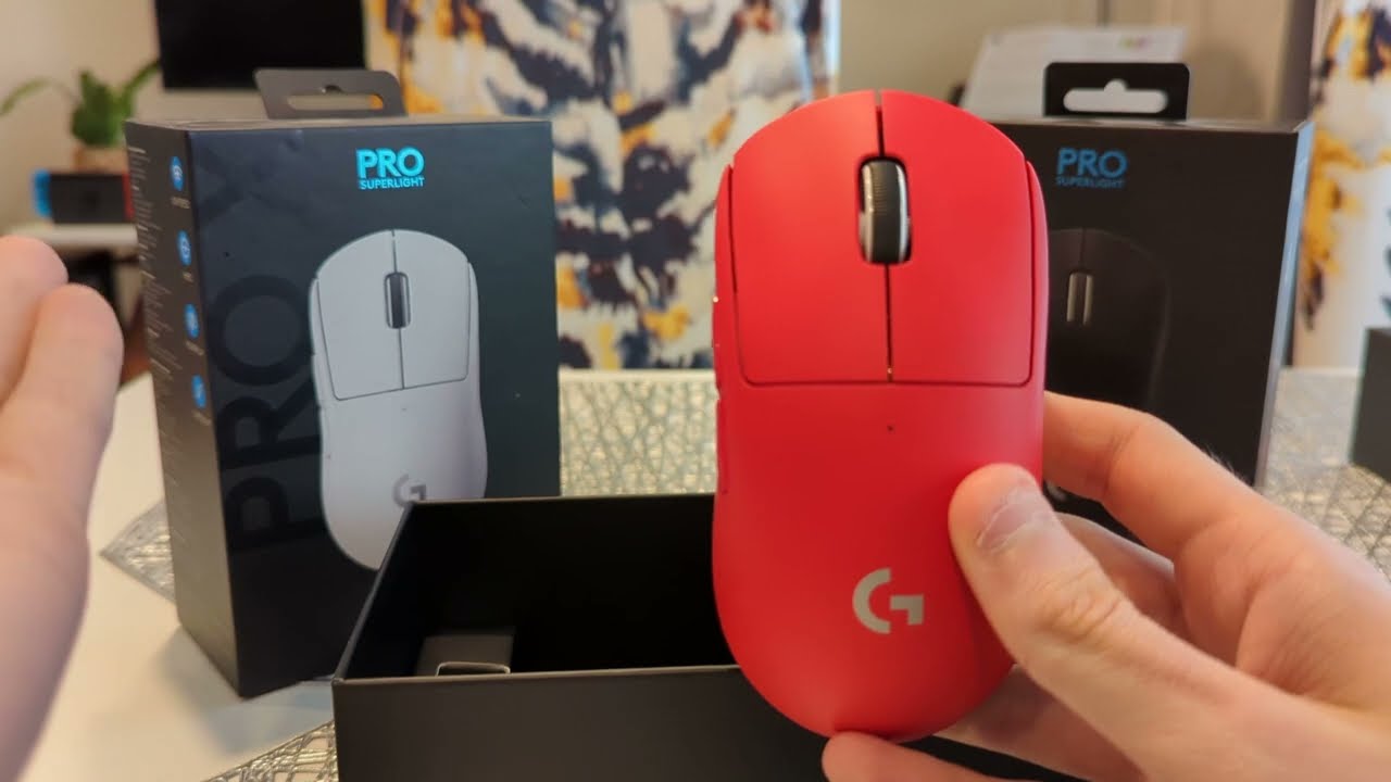 【動作確認済 】Logicool G PRO X SuperLight レッド ロジクール PRO X SUPERLIGHT Wireless Gaming Mouse G-PPD