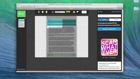 Introducing ScanWhatEver - Scan directly into Google Drive with your desktop scanner