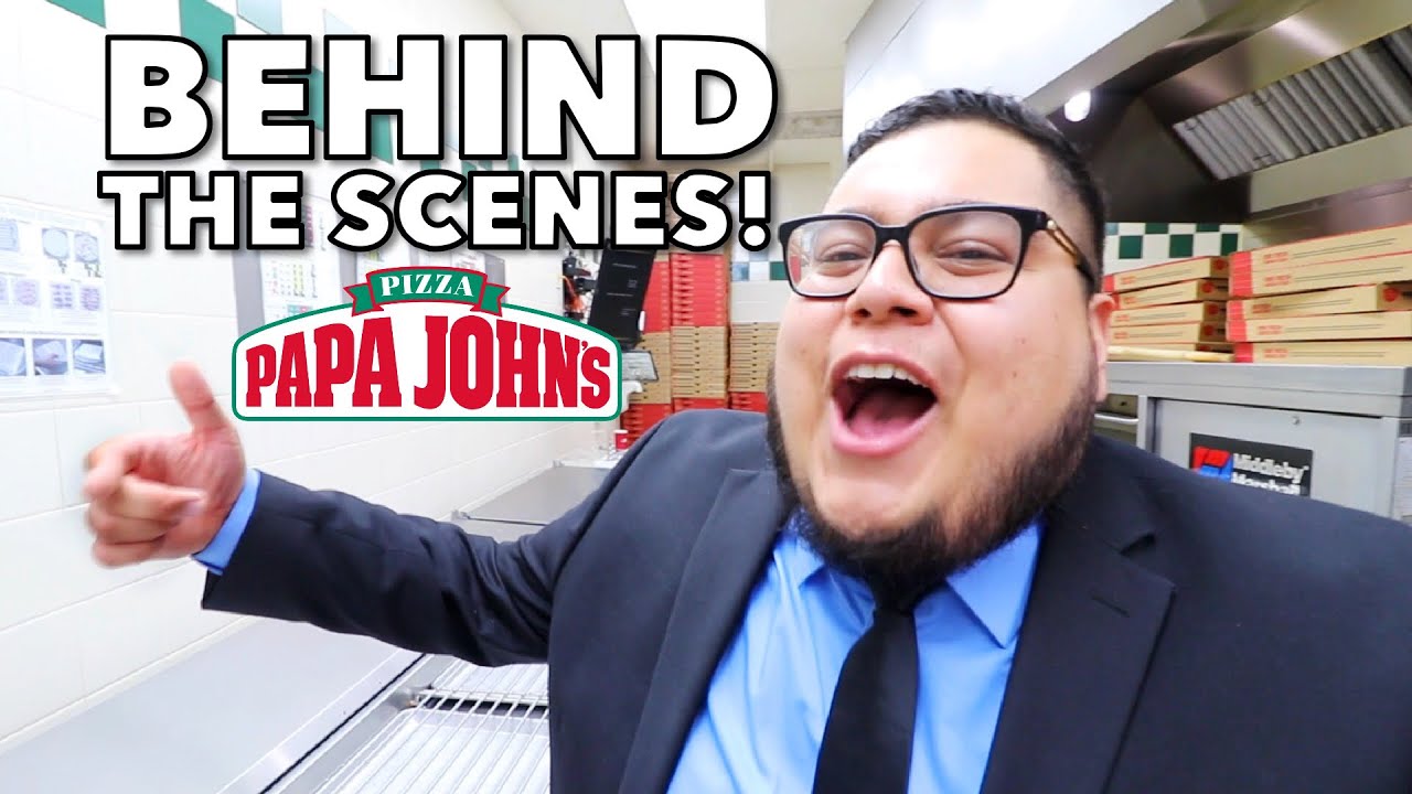 Behind the scenes at Papa John's! - YouTube