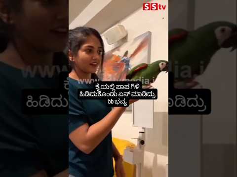 ಕೈಯಲ್ಲಿ ಪಾಪ ಗಿಳಿ ಹಿಡಿದುಕೊಂಡು ಏನ್ ಮಾಡಿದ್ರು bb ಭವ್ಯ #kannadafilmindustry #indianactor #sstv #bbk11# ಕೈಯಲ್ಲಿ ಪಾಪ ಗಿಳಿ ಹಿಡಿದುಕೊಂಡು ಏನ್ ಮಾಡಿದ್ರು bb ಭವ್ಯ #kannadafilmindustry #indianactor #sstv #bbk11#