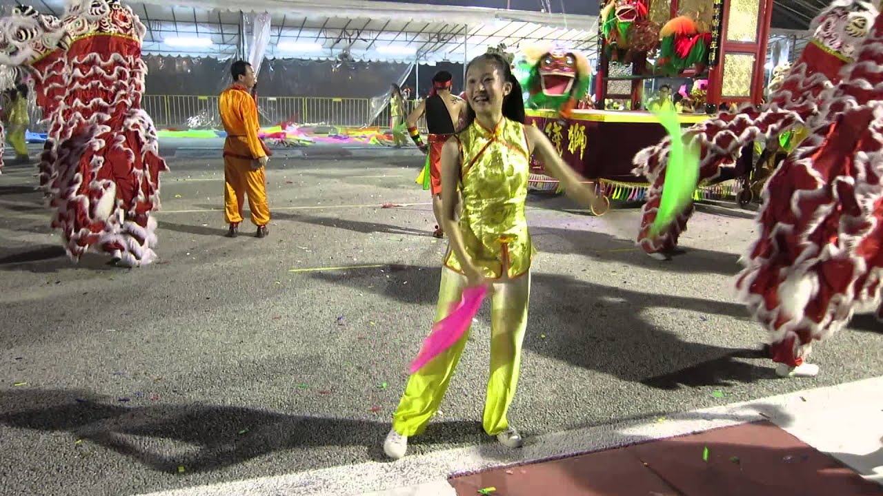 Chingay 2014 - NHHS Nan Hua High School - Lion Dance [HD]