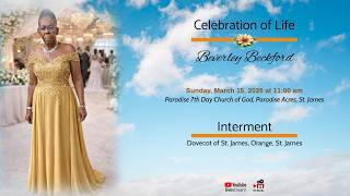 Celebrating the life of Beverley Beckford