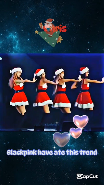 Blackpink have ate this Christmas evel trend🥵📉