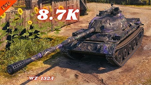 WZ-132A  8.7K Damage 9 Kills | Mir Tankov | World of Tanks