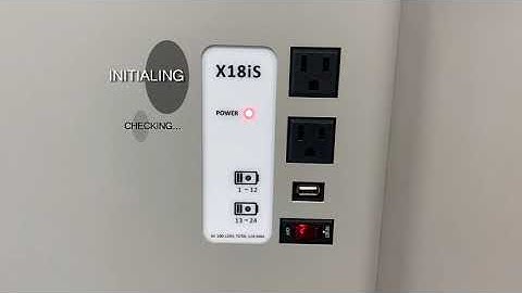 AVer Charging Cart X18iS Led Status | Booting 開機自我測試 (中文字幕)