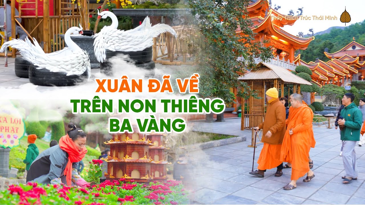 Xuân đã về trên non thiêng Ba Vàng