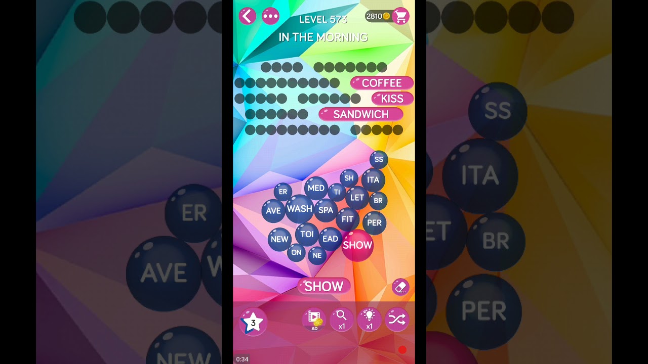 WORD PEARLS LEVEL 573 ANSWERS YouTube