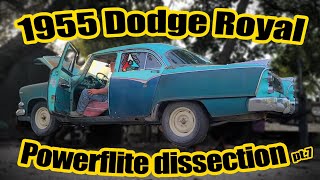 Some would call it quits Not Dad 1955 Dodge Royal Lancer Hemi Powerflite dissection inspection ep7