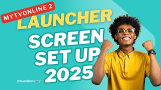 FORMULER MYTVONLINE 2 LAUNCHER SCREEN SET UP FOR 2025