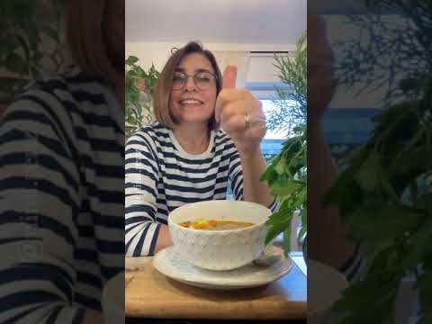 Тыквенный суп с копченными колбасками.