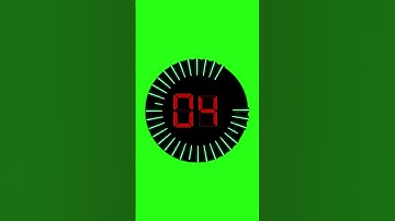 10 seconds digital timer | countdown #timer #countdown #greenscreeneffects