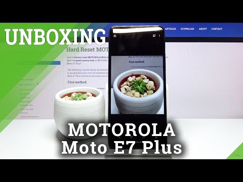 MOTOROLA Moto E7 Plus UNBOXING – Quick Review