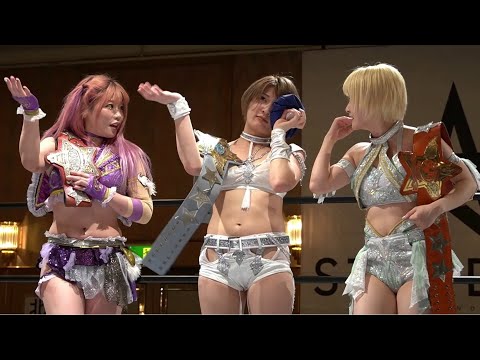 【スターダム】暴走マイク！？中野たむと白川未奈の赤白王者が激突！『●◇△※××って言ってたから、たむちゃんがなんか暴走してたのマイク。』-5.13千葉大会-【STARDOM】