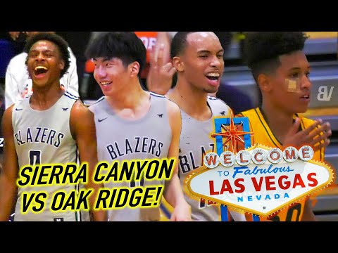 Sierra Canyon 1ST NIGHT IN VEGAS! Bronny FLOATERS, Amari WINDMILL, + Harold Yu BLOCKS EVERYONE!