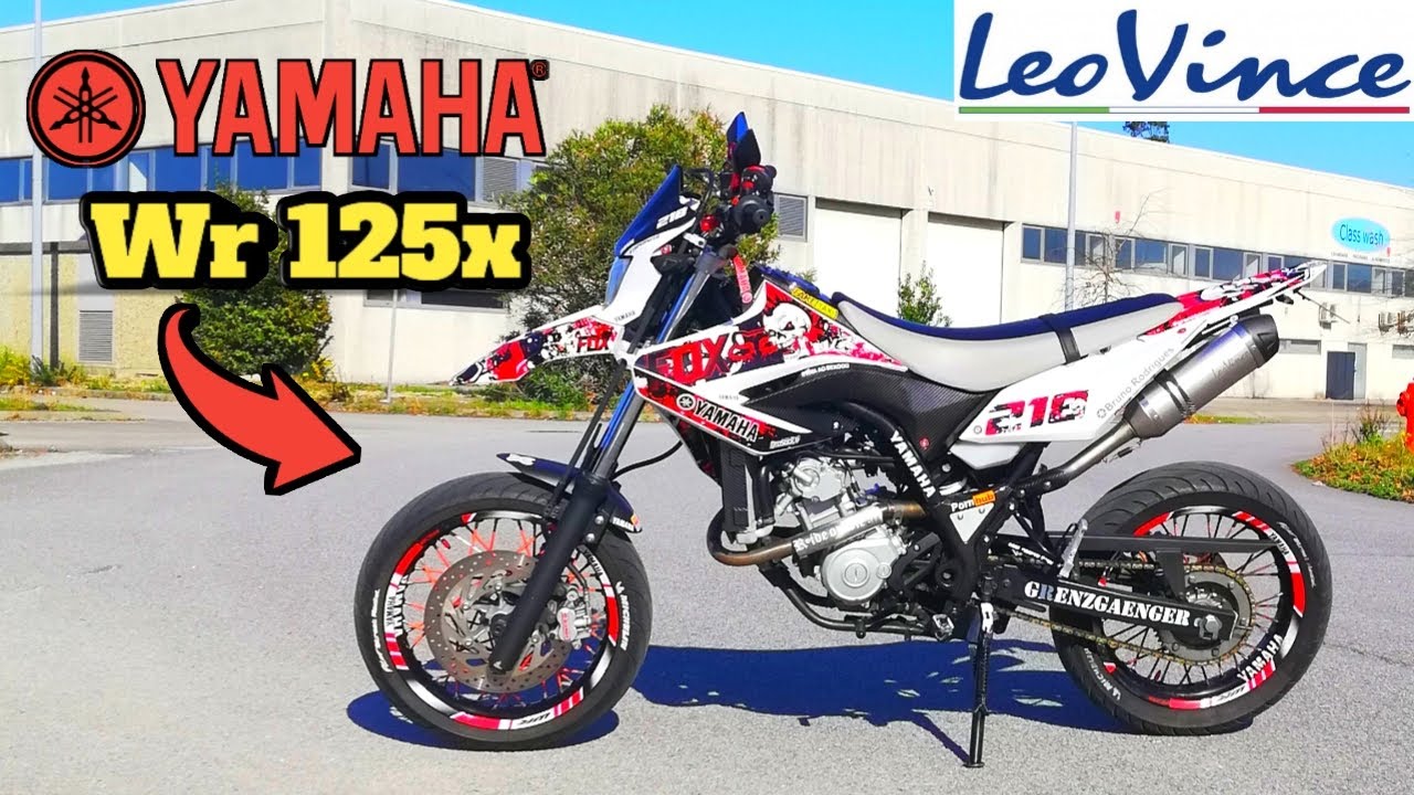 YAMAHA WR125X  C/LEOVINCE - A MELHOR SUPERMOTO 125 A 4 TEMPOS ?! |PT|