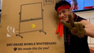 How To ASSEMBLE & USE the CREATIVE SPACE Mobile White Board!