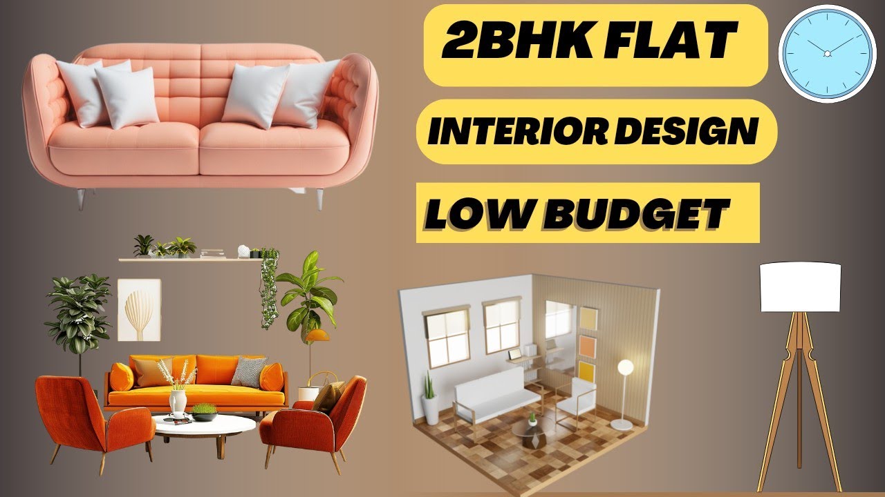 2BHK Flat Interior Design, Low Budget & modern Look #2bhk #vijayawada ...