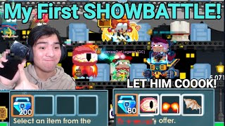 My First Showbattle 200 Bgl Vs Nerd Rich Exsaudia Next? - Growtopia