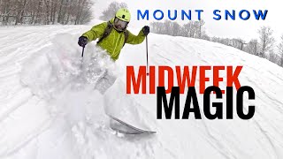 First Time at Mount Snow | Midweek Powder & No Lines