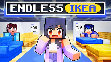 TRAPPED in an ENDLESS IKEA in Minecraft!