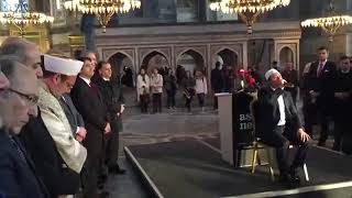 Ali Tel Ayasofya Kuran Tilaveti 10 Nisan 2015