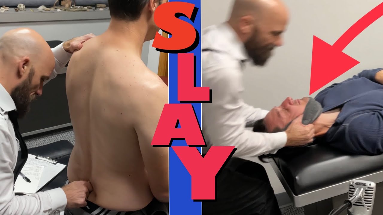 LARGE SPINE = BIG CRACKS* Pain Relief W/ ⚡️ FAST Chiropractic Adjustment. Unintentional ASMR.