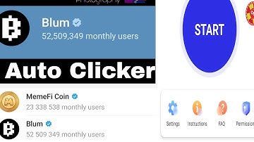 Auto Clicker Blum and Memefi Coin 🪙
