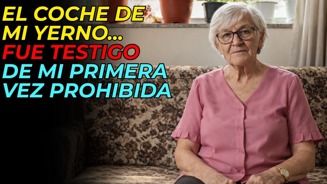 FUE MI PRIMERA VEZ CON MI YERNO EN SU COCHE Y FUE INOLVIDABLE