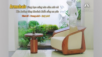 Armchair gỗ óc chó: Nơi thư giãn lý tưởng | NỘI THẤT HUY HOÀNG