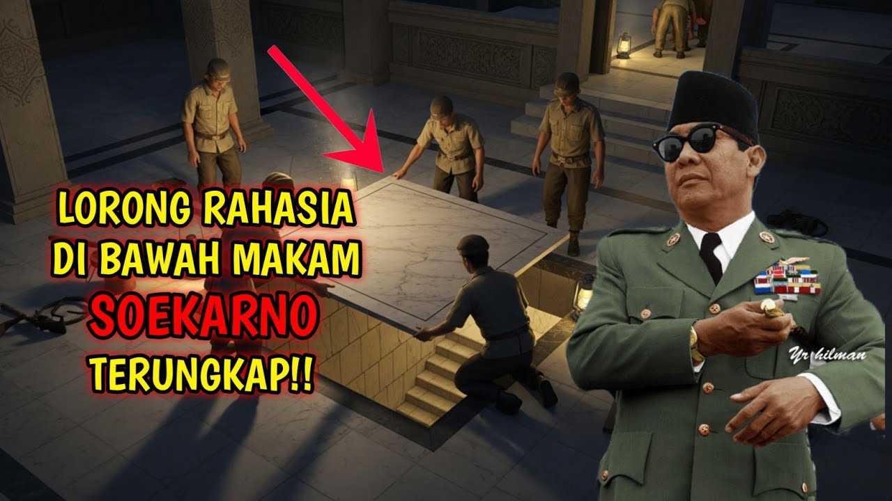 Ada Lorong Rahasia Di Bawah Makam Soekarno Yang Selama Ini Disembunyikan. Ternyata...