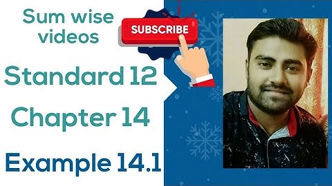 NCERT Physics class 12 chapter 14 EXAMPLE 14.1 #physicsuniversewithjaiminshah