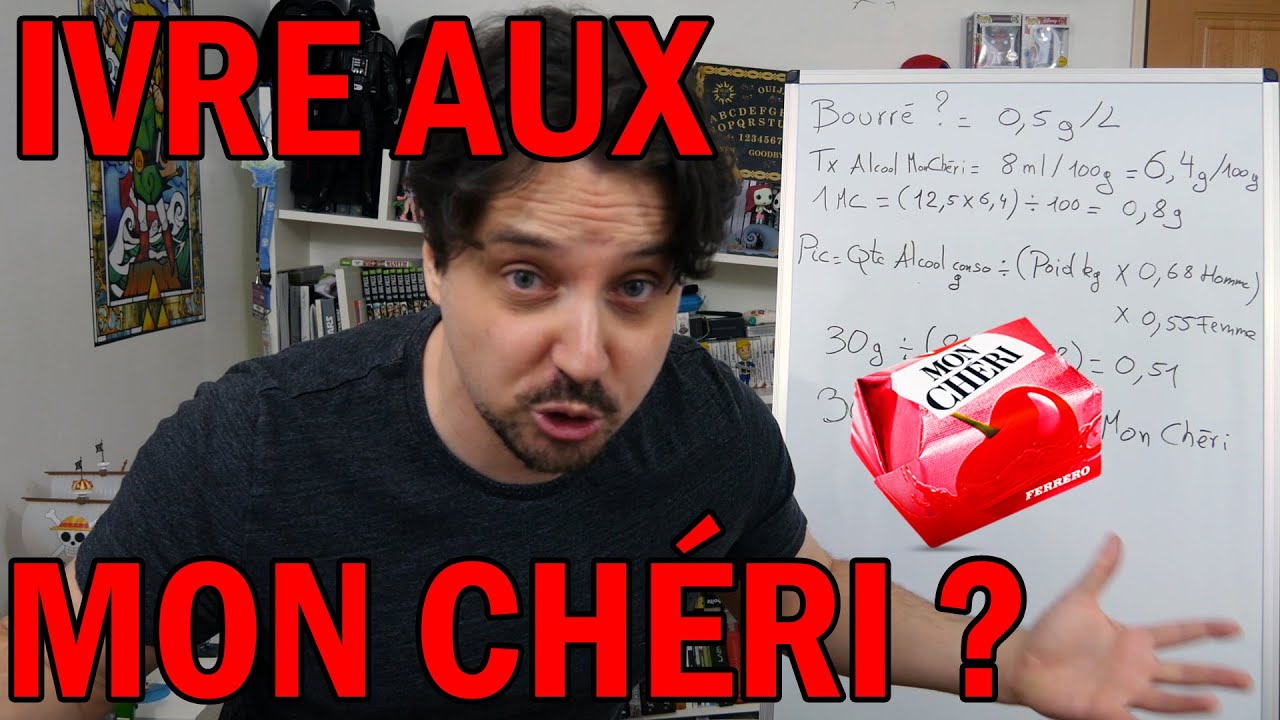 Combien faut-il manger de chocolats Mon chéri pour être ivre ?