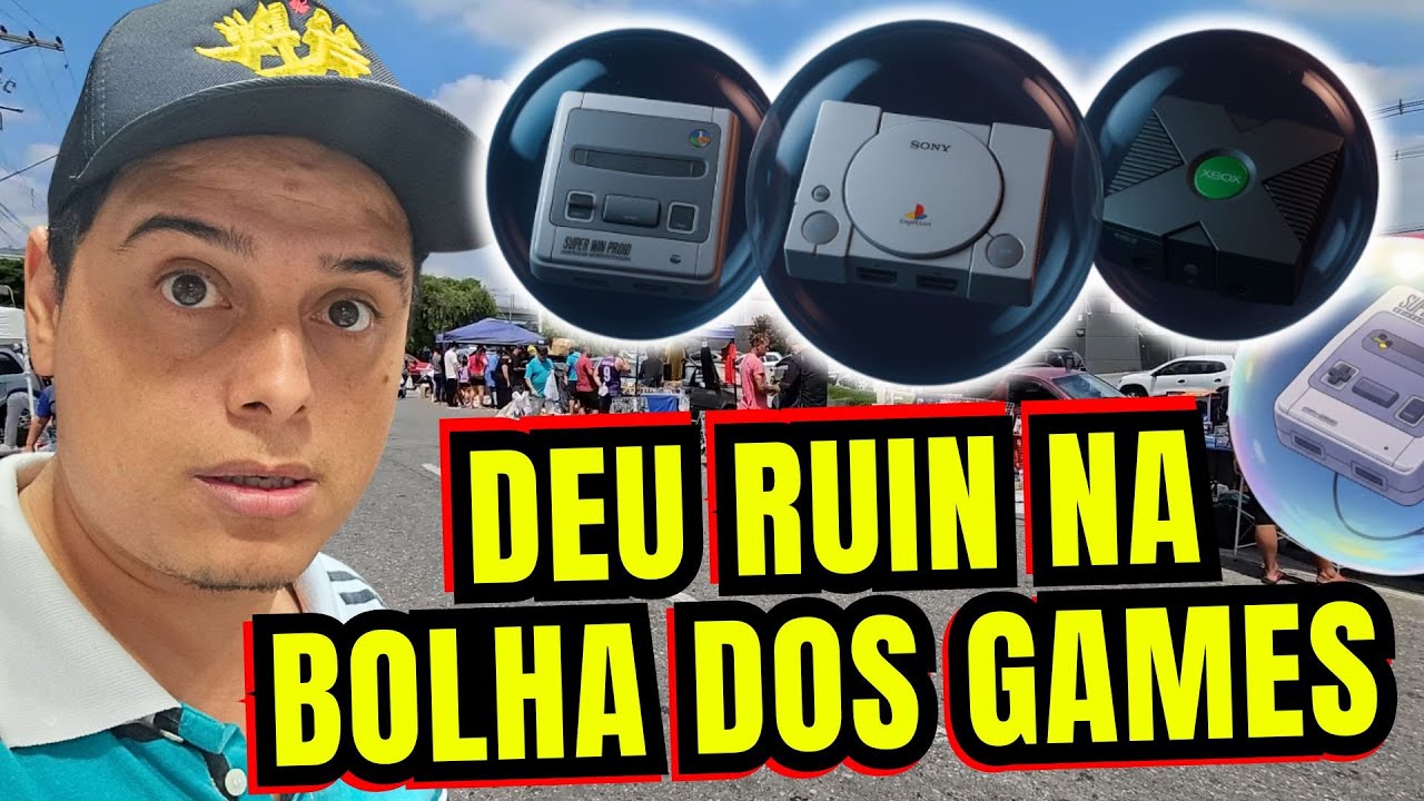 A BOLHA RETRO GAMER ESTÁ COLAPSANDO ! NÃO TÁ VENDENDO NADA !