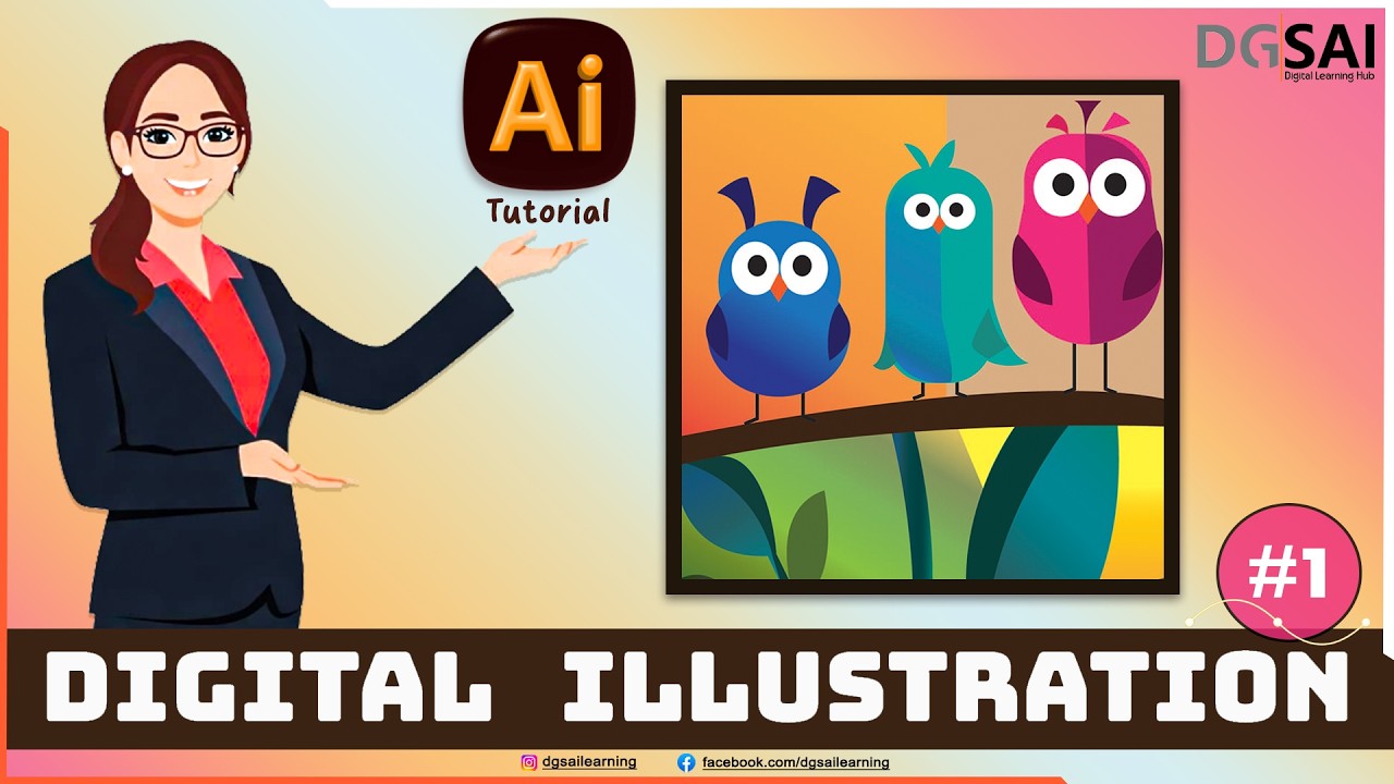 Illustrator Tutorial step by step| #illustration #illustratortutorial # ...