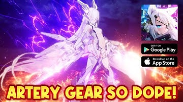 ARTERY GEAR FUSION IS SO AMAZING!! HIGH HD 60FPS! FIRST LOOK GAMEPLAY【アーテリーギア】 (IOS/ANDROID)