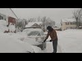 Heavy Snowfall in Gander Newfoundland Canada 12 February 2021(2)