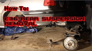 How To: Remove E36 Rear Subframe | Suspension