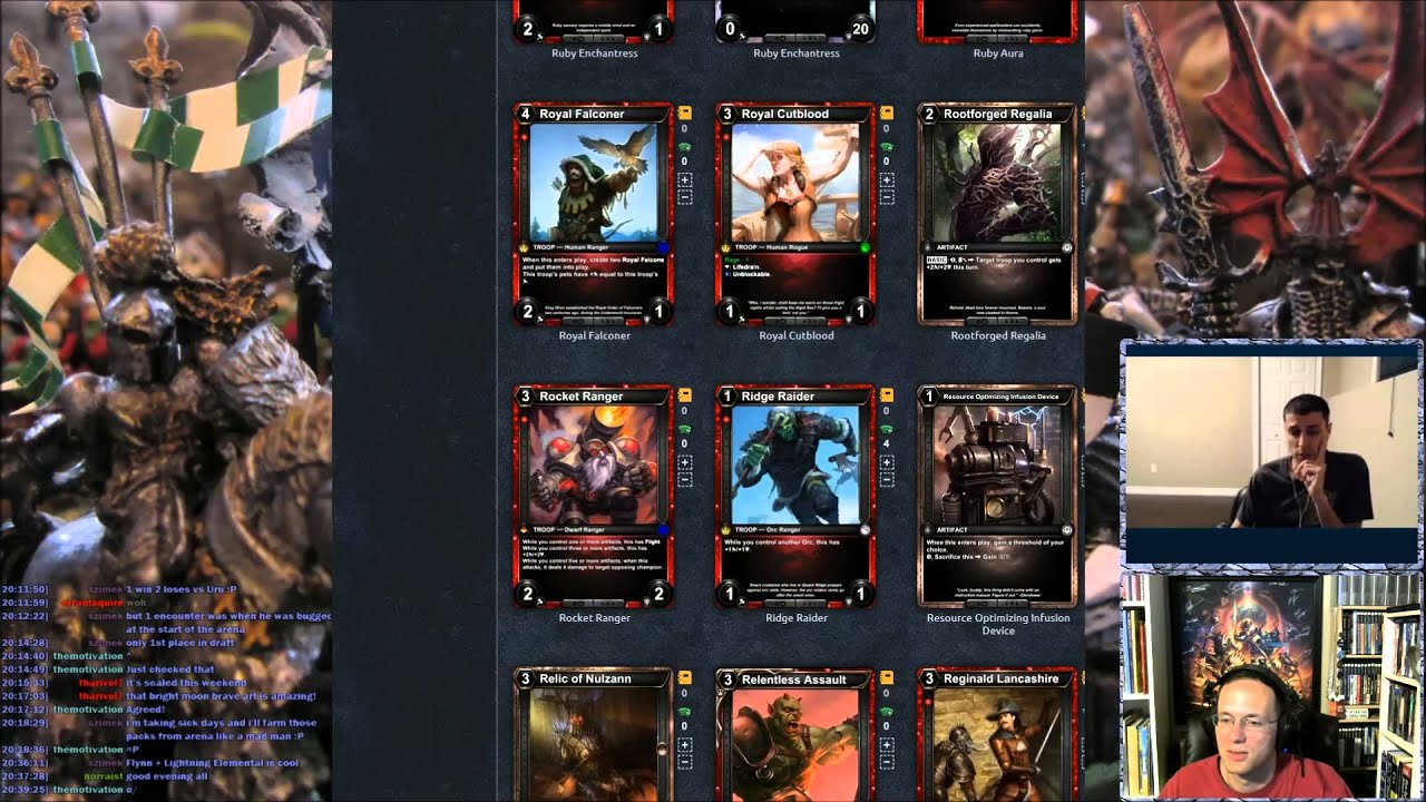 Hex the Shards of Fate! Deck Build'n w/ da Squire Ep. 73 GenCON PVE Orcs Go!!!