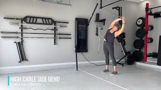 High Cable Side Bend