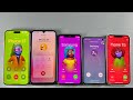 Incoming Call IPhone 15 PRO MAX + Samsung Galaxy A24 + IPhone 13 + IPhone XR + Samsung S10e