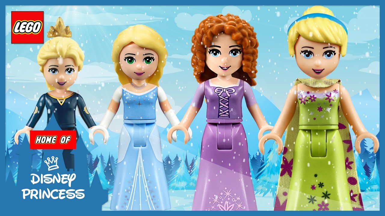 ♥ Wrong Heads Disney Princess Cinderella Merida Rapunzel Frozen Elsa Finger Family Nursery Rhymes