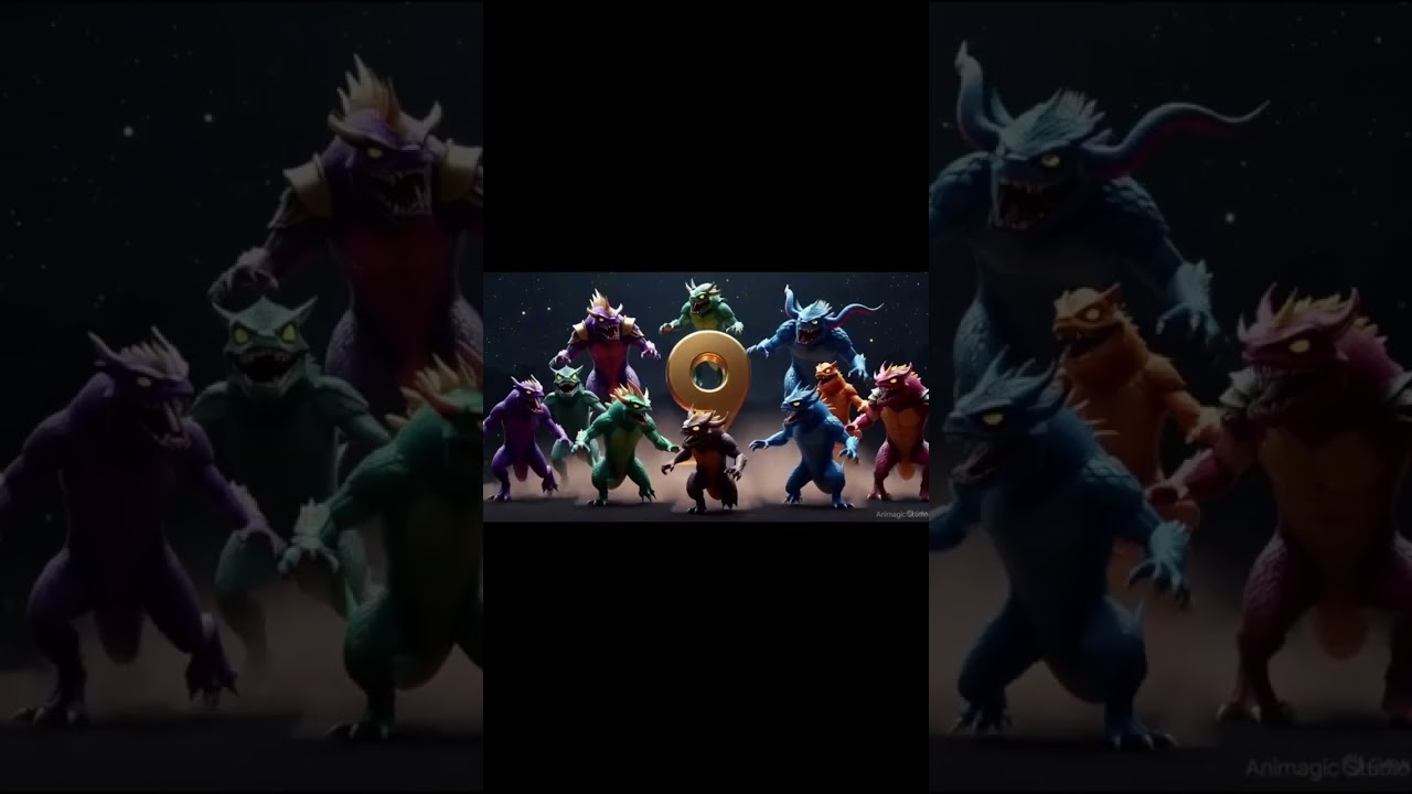 Counting with the Friendly Monsters | Fun Math Learning Video for Kids | Animagic Studio